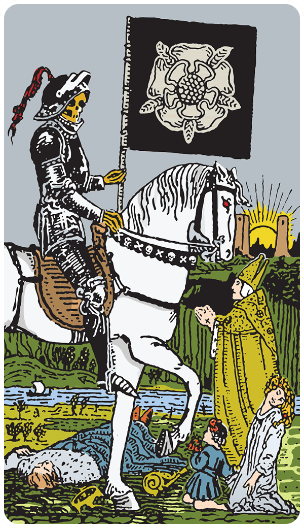 Death tarot card illustration
