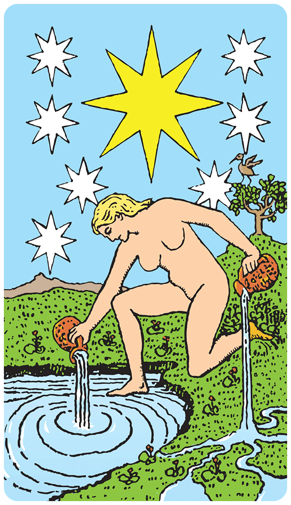 The Star tarot card illustration