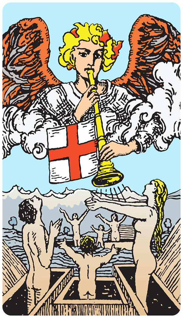 Judgement tarot card illustration