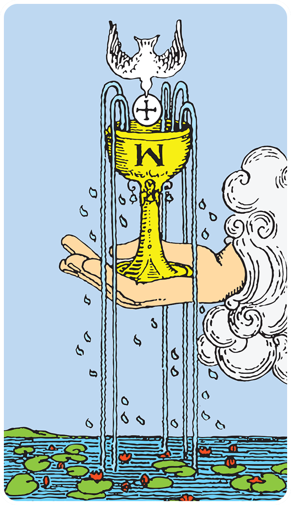 Ace of Cups tarot card illustration